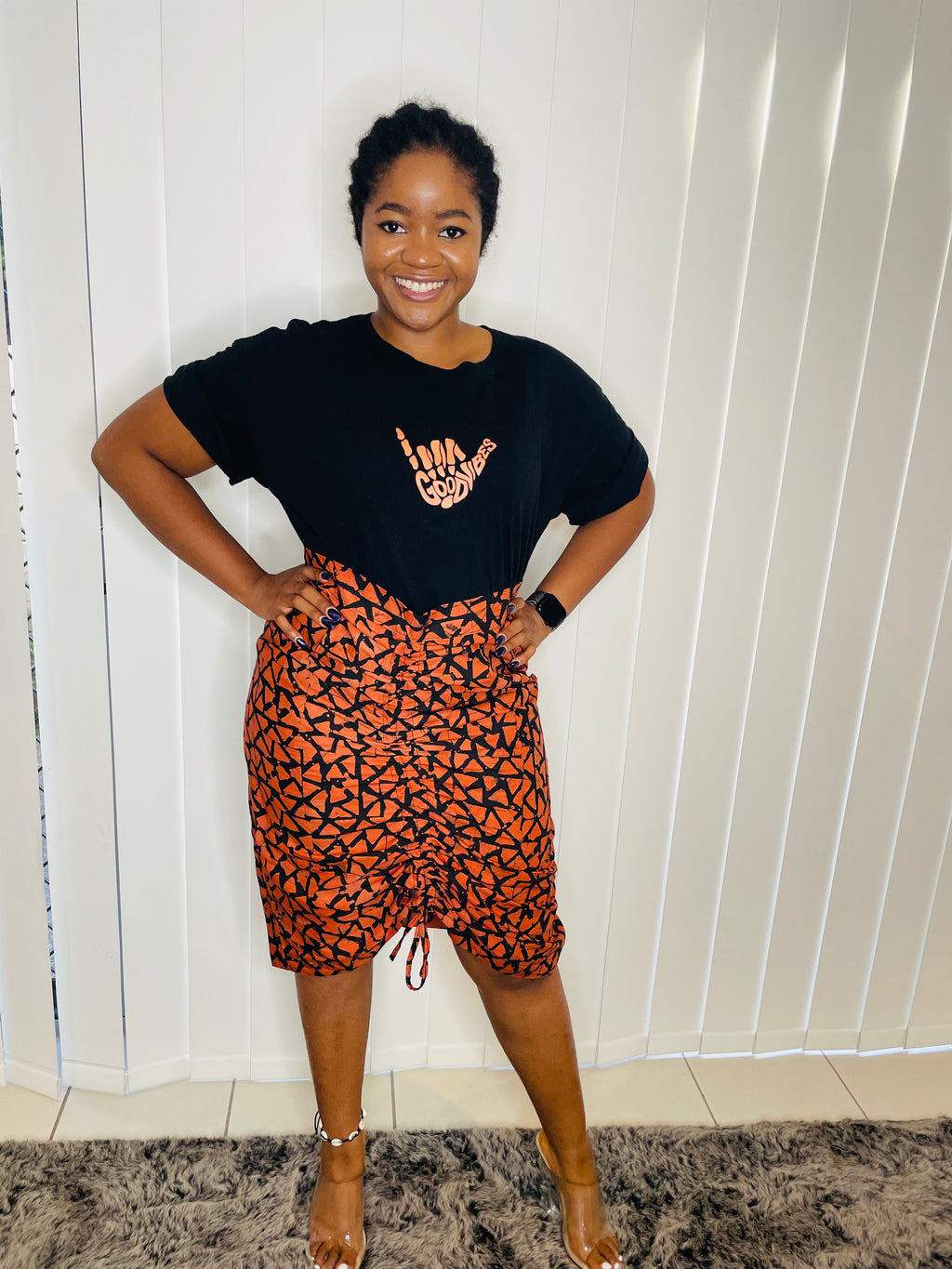 Adire skirt