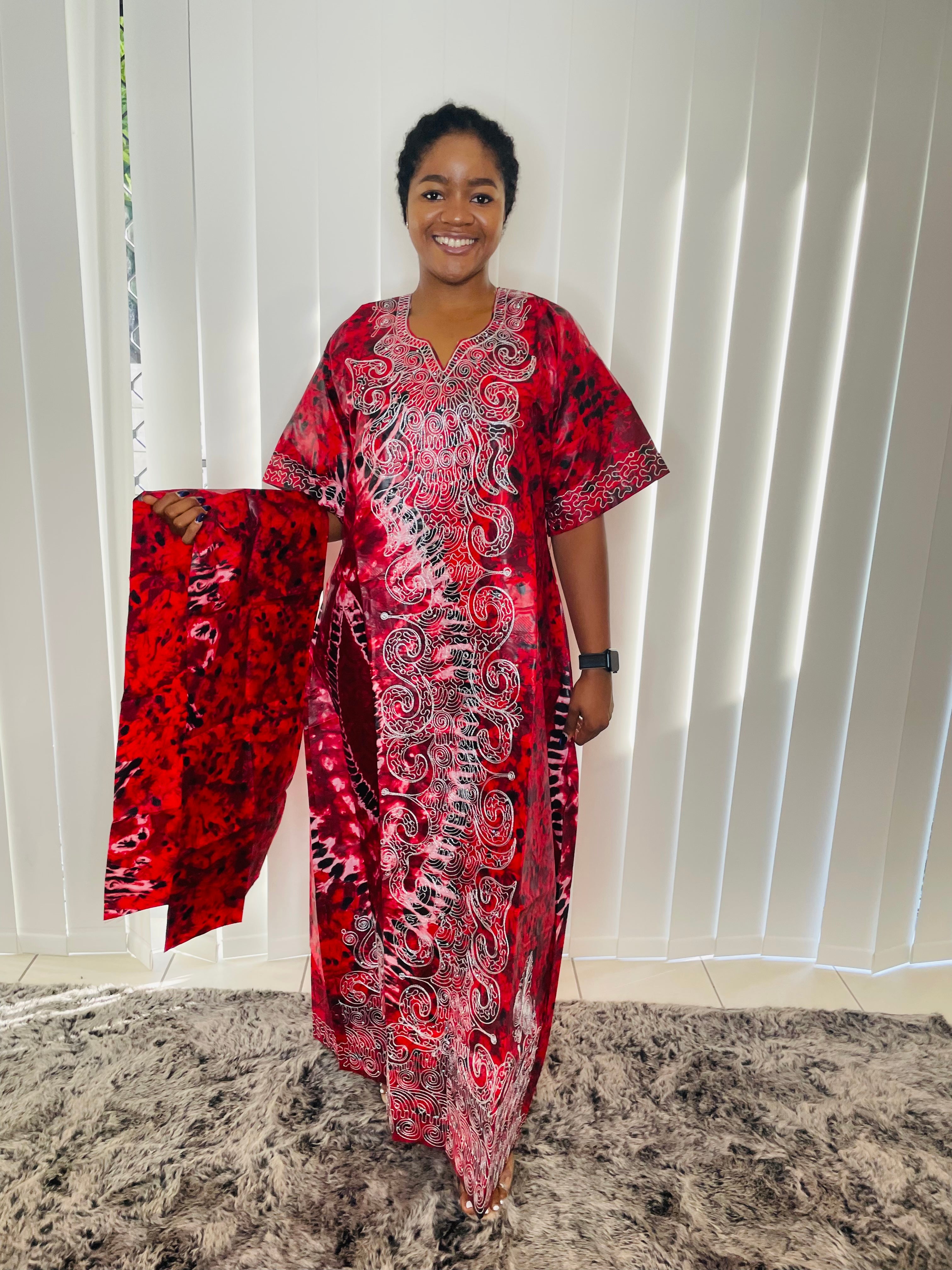 Adire gown