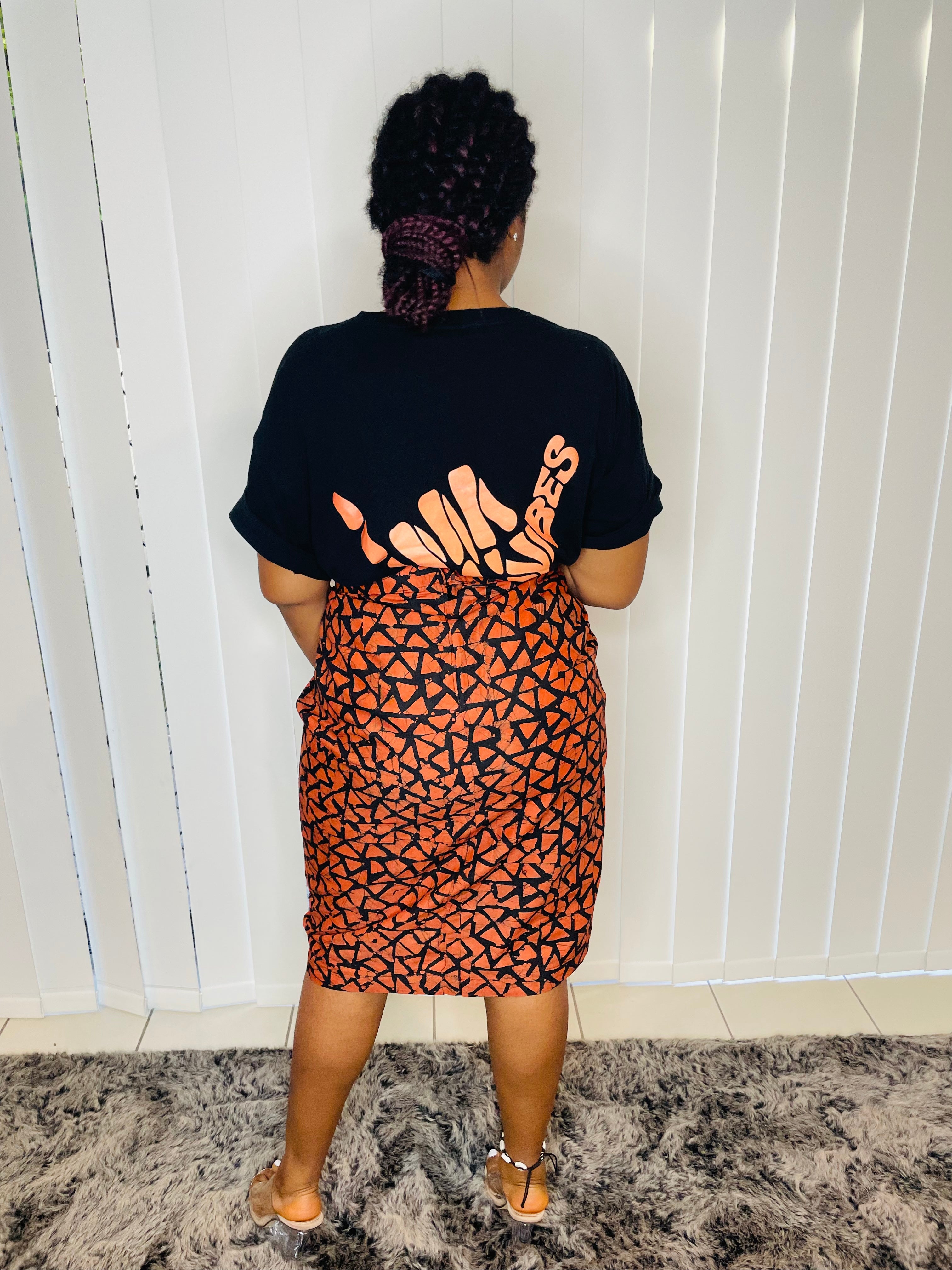 Adire skirt