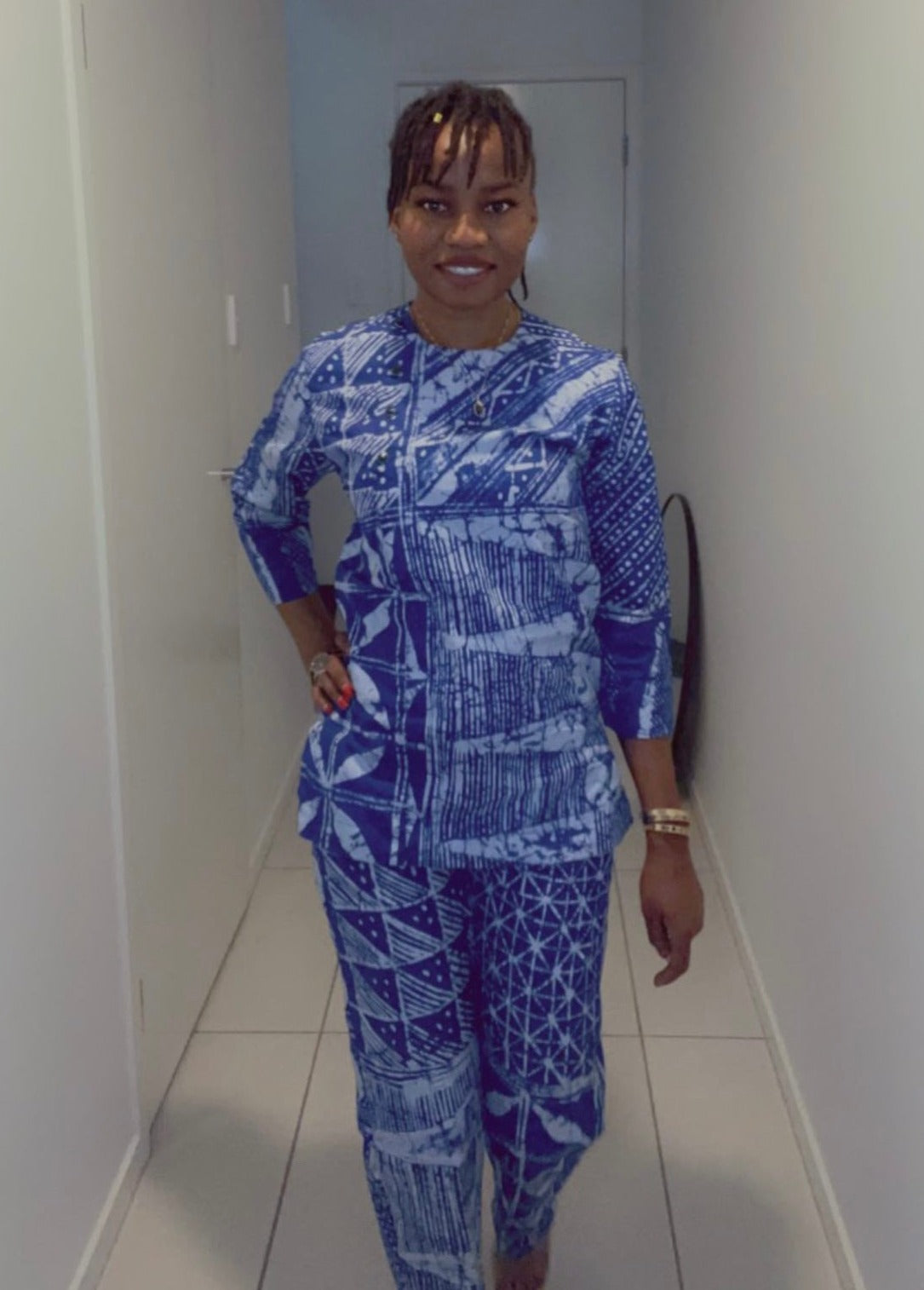 Batik pant and blouse