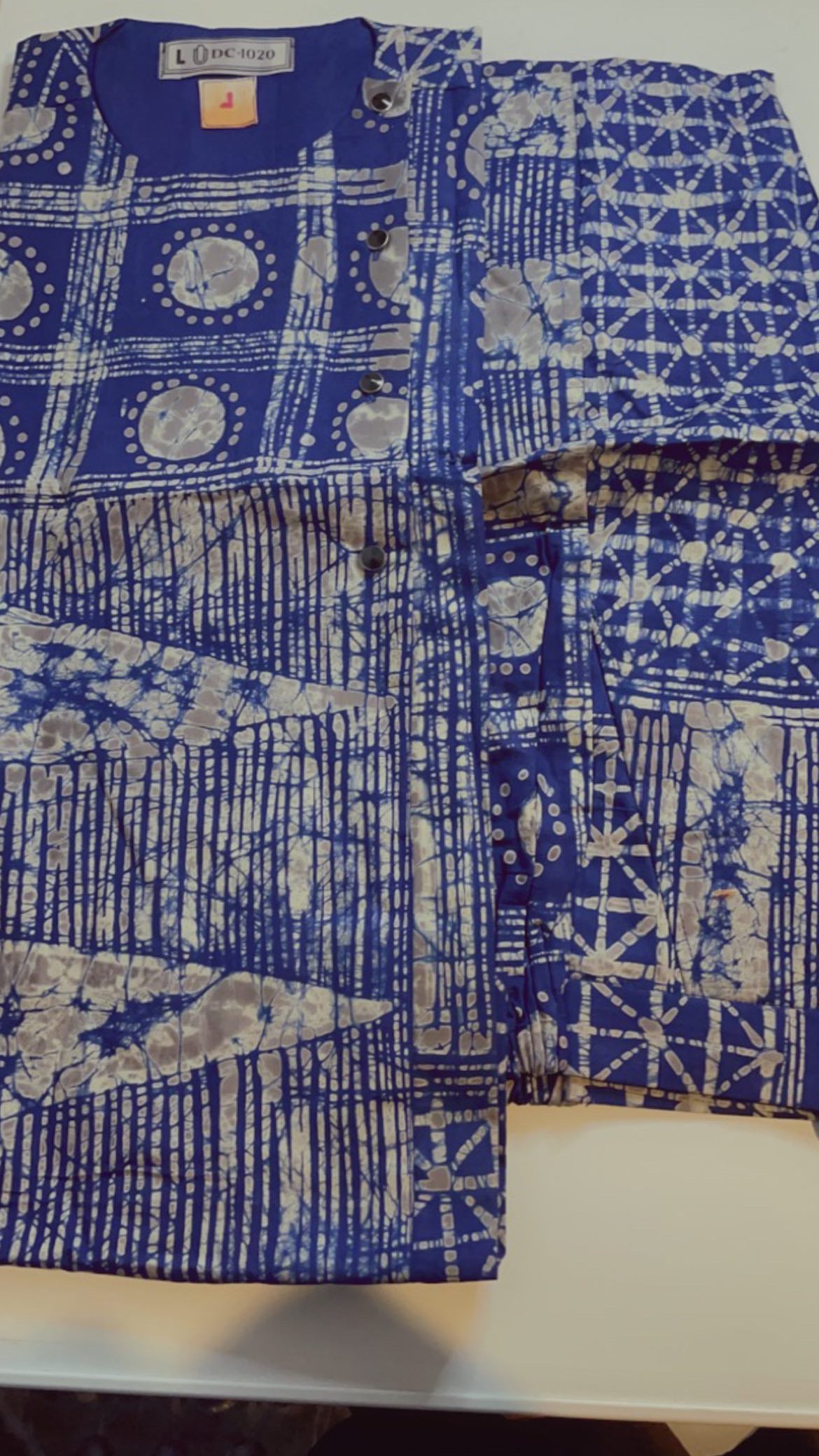Batik pant and blouse