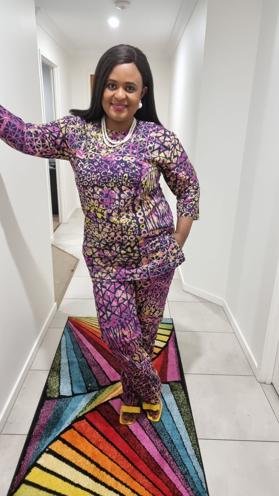 Batik pant and blouse