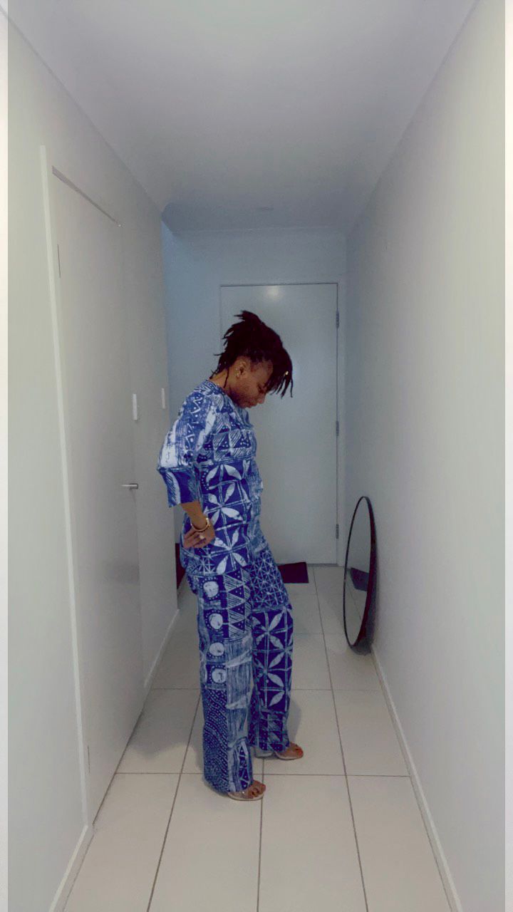 Batik pant and blouse