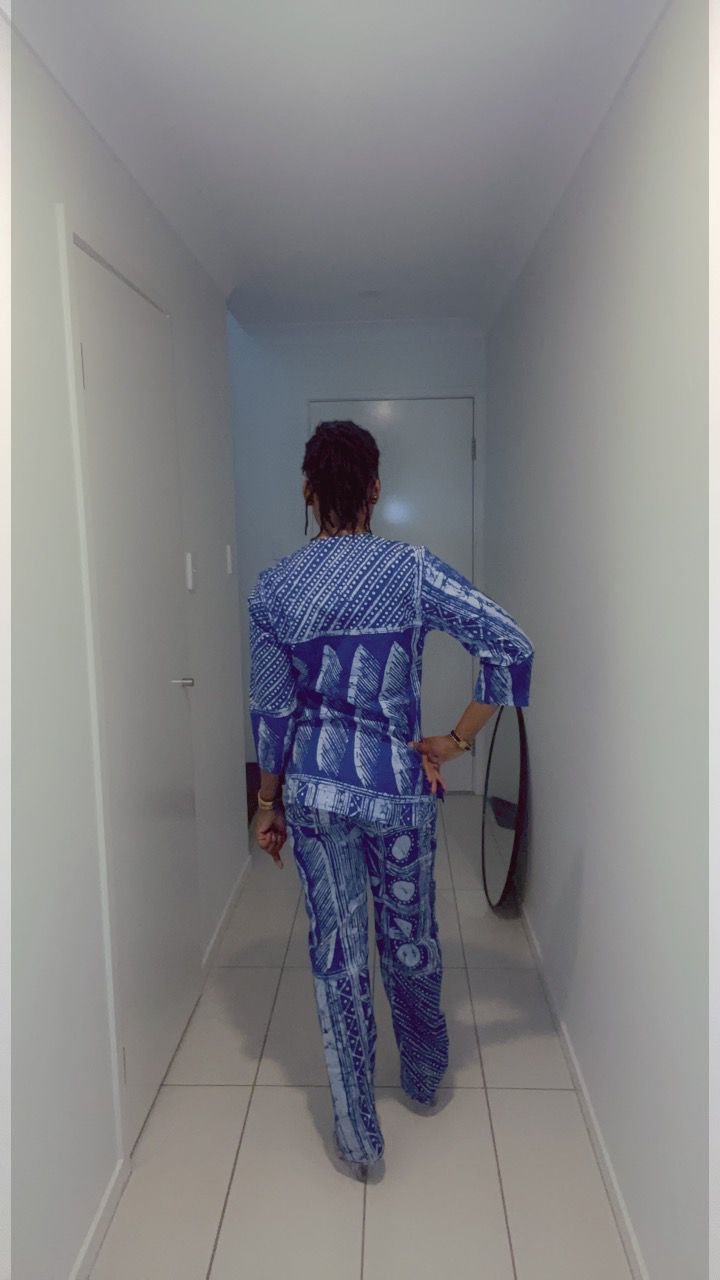 Batik pant and blouse